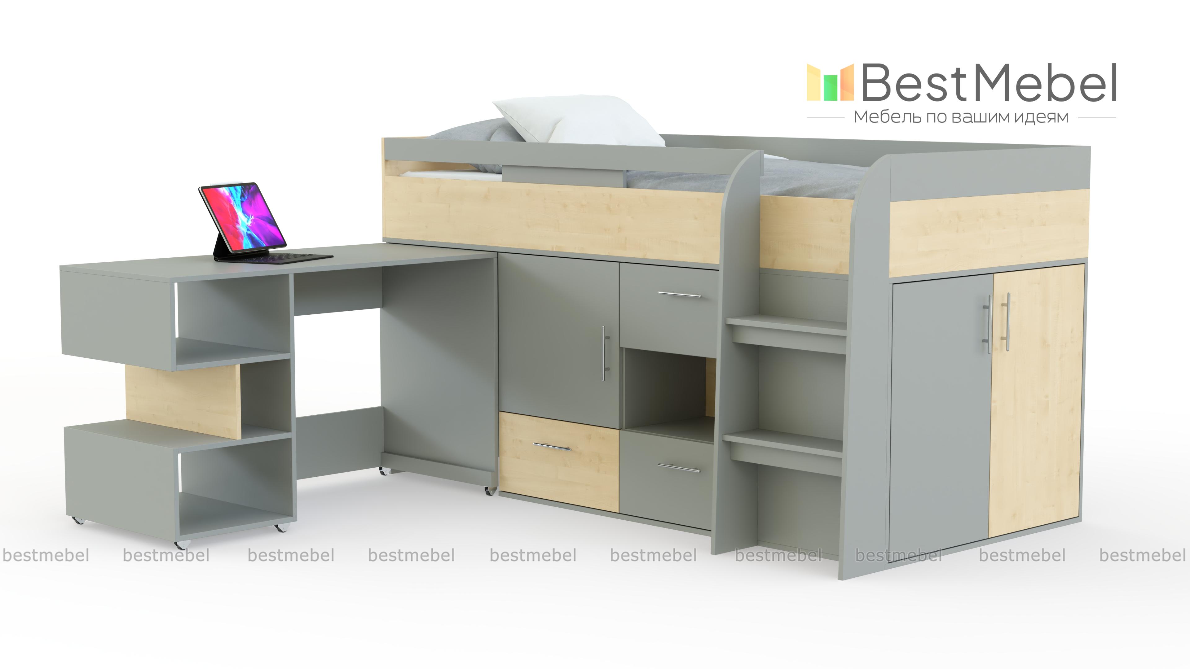 Кровать Олеся-21 BMS - Фото