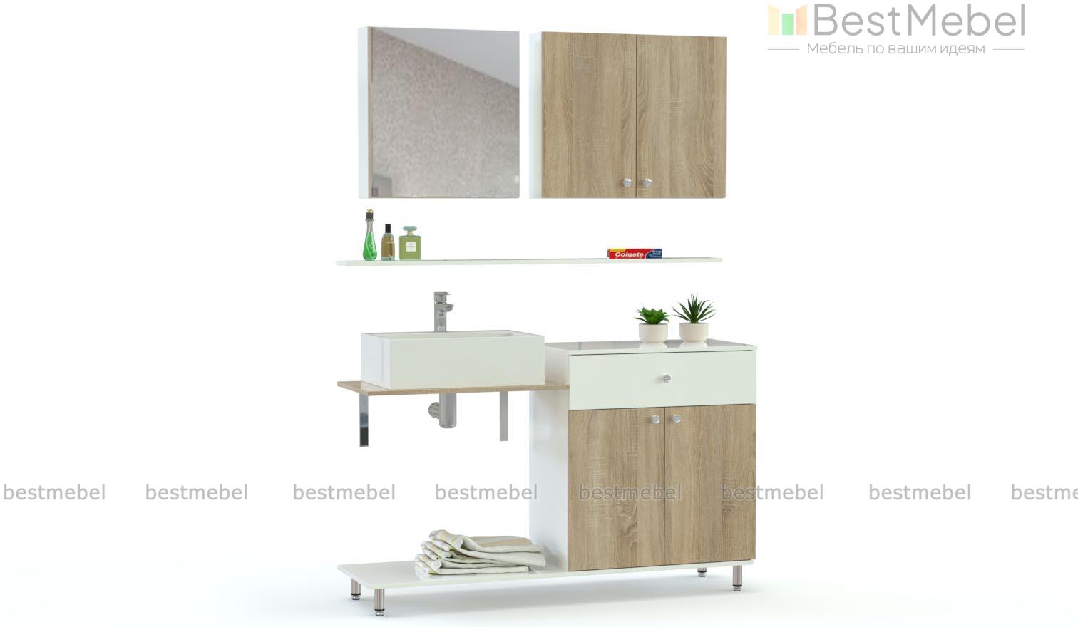 Мебель для ванной комнаты Опен 1 BMS - Фото