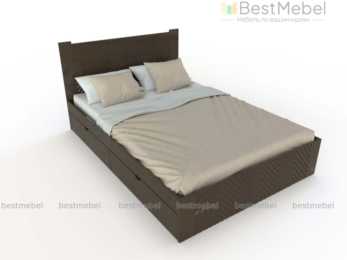 Кровать Мари Блеск 38 BMS - Фото