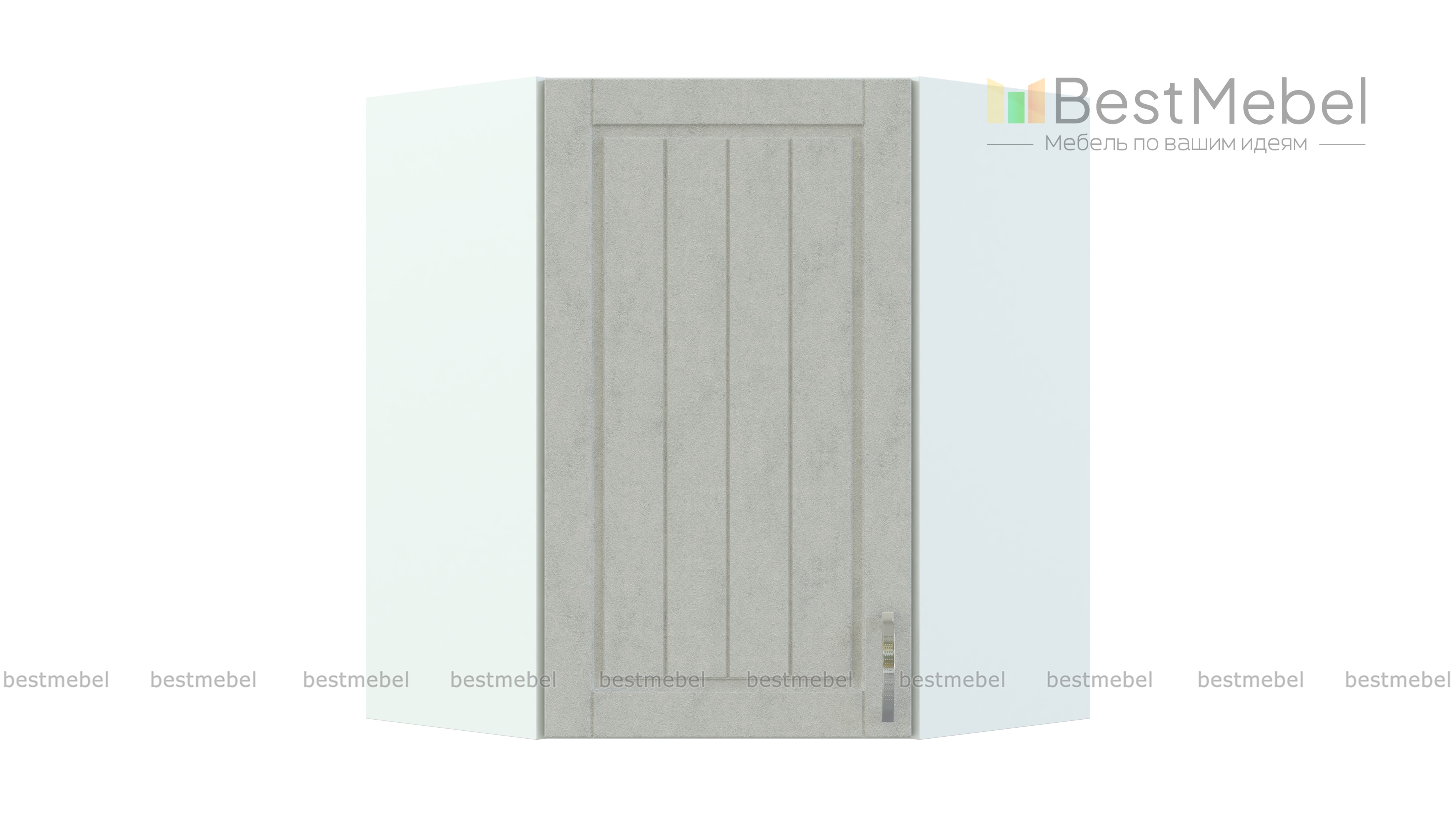 Шкаф верхний Лондон угловой BMS