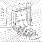 Схема сборки Шкаф-кровать с диваном Хлоя 15 BMS
