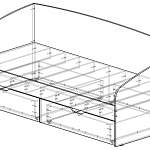Чертеж Кровать Бриз 11 BMS