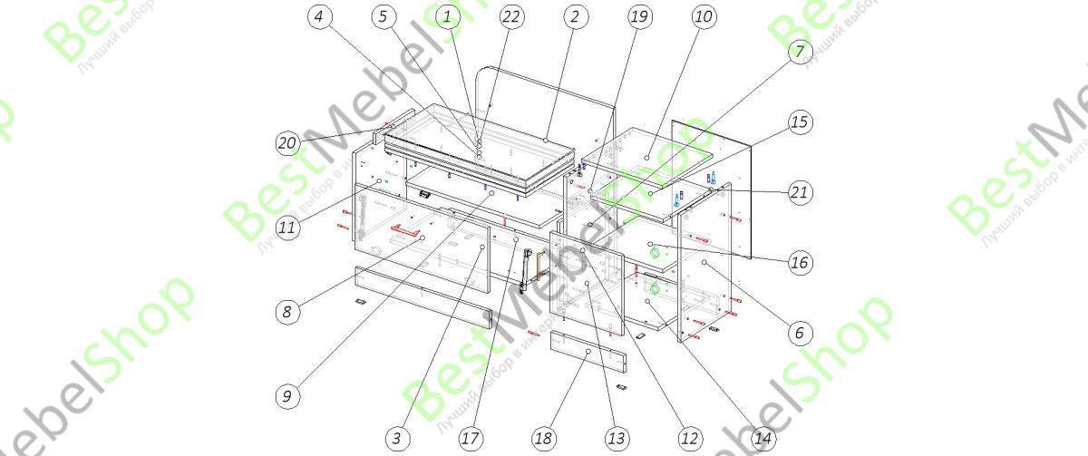 Обувница 38г схема сборки Обувница 38г схема сборки
