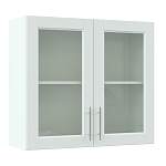 Шкаф верхний с 2-мя остекленными дверцами Сканди BMS - Фото 2