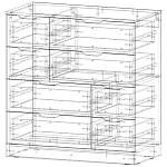 Комод Нордли Nordli 4