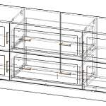 Чертеж Комод Карлос-033BMS