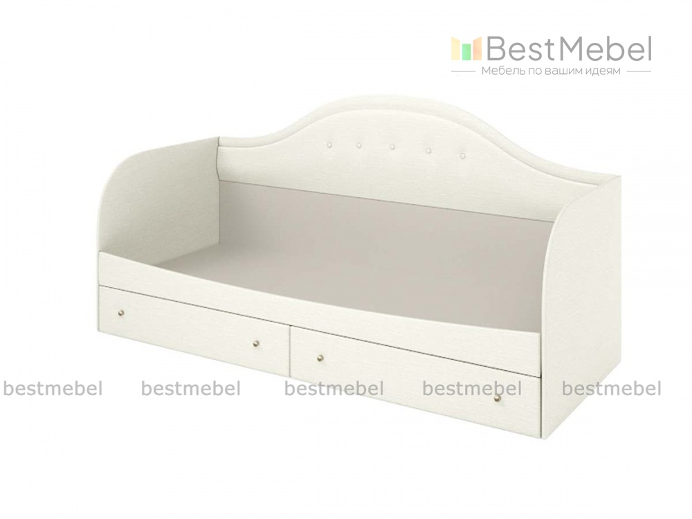 Кровать с мягкой спинкой Адель BMS