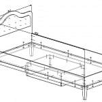 Чертеж Кровать Полло 18 BMS