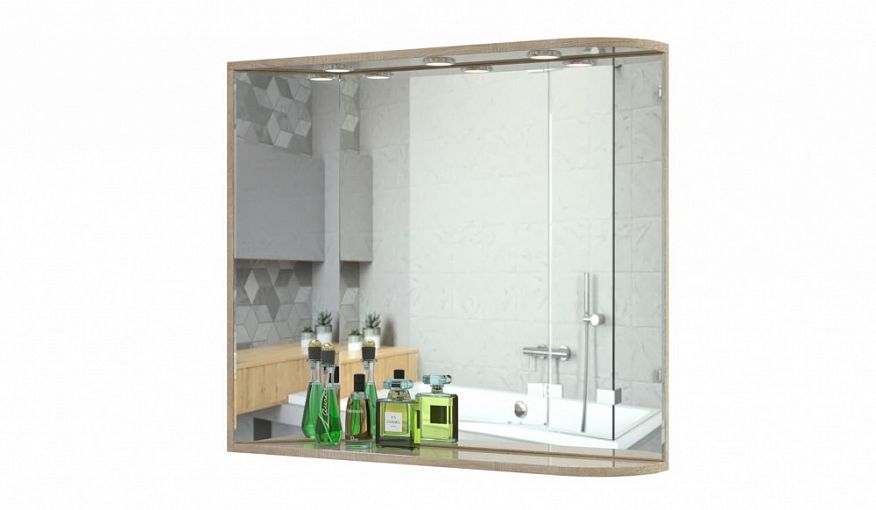 Зеркало для ванной угловое Парсон 6 BMS - Фото