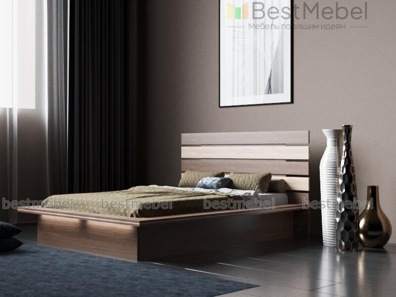 Кровать с подсветкой Лори-09 BMS - Фото