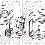 Схема сборки Трехъярусная кровать Миф 10.6 BMS