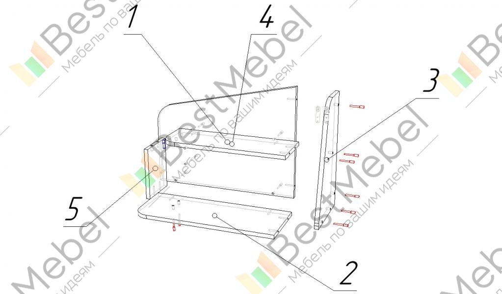 Схема сборки стенка орфей 5 - 93 фото