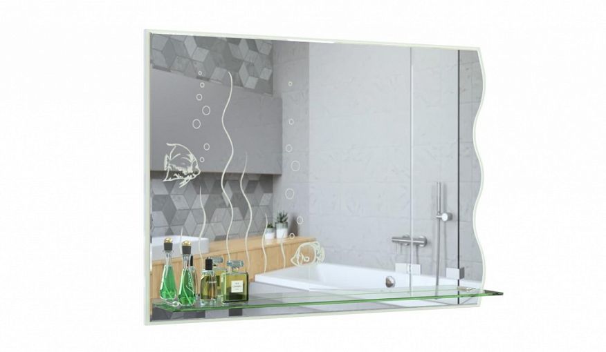 Зеркало в ванную комнату Пайтон 13 BMS - Фото