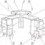 Схема сборки Игровой стол Некст-14 BMS