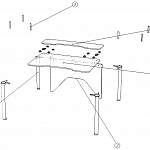 Схема сборки Игровой стол Афина-4 BMS
