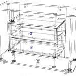 Чертеж Тумба под ТВ Эксклюзив 1 BMS