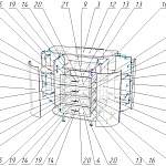 Схема сборки Комод радиусный Этюд 17 BMS