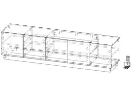 Тумба под ТВ Талли напольная  (1800х460х400)