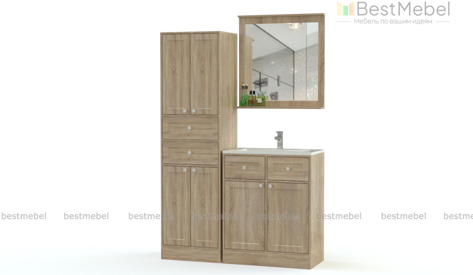 Мебель для ванной комнаты Мия 3 BMS - Фото
