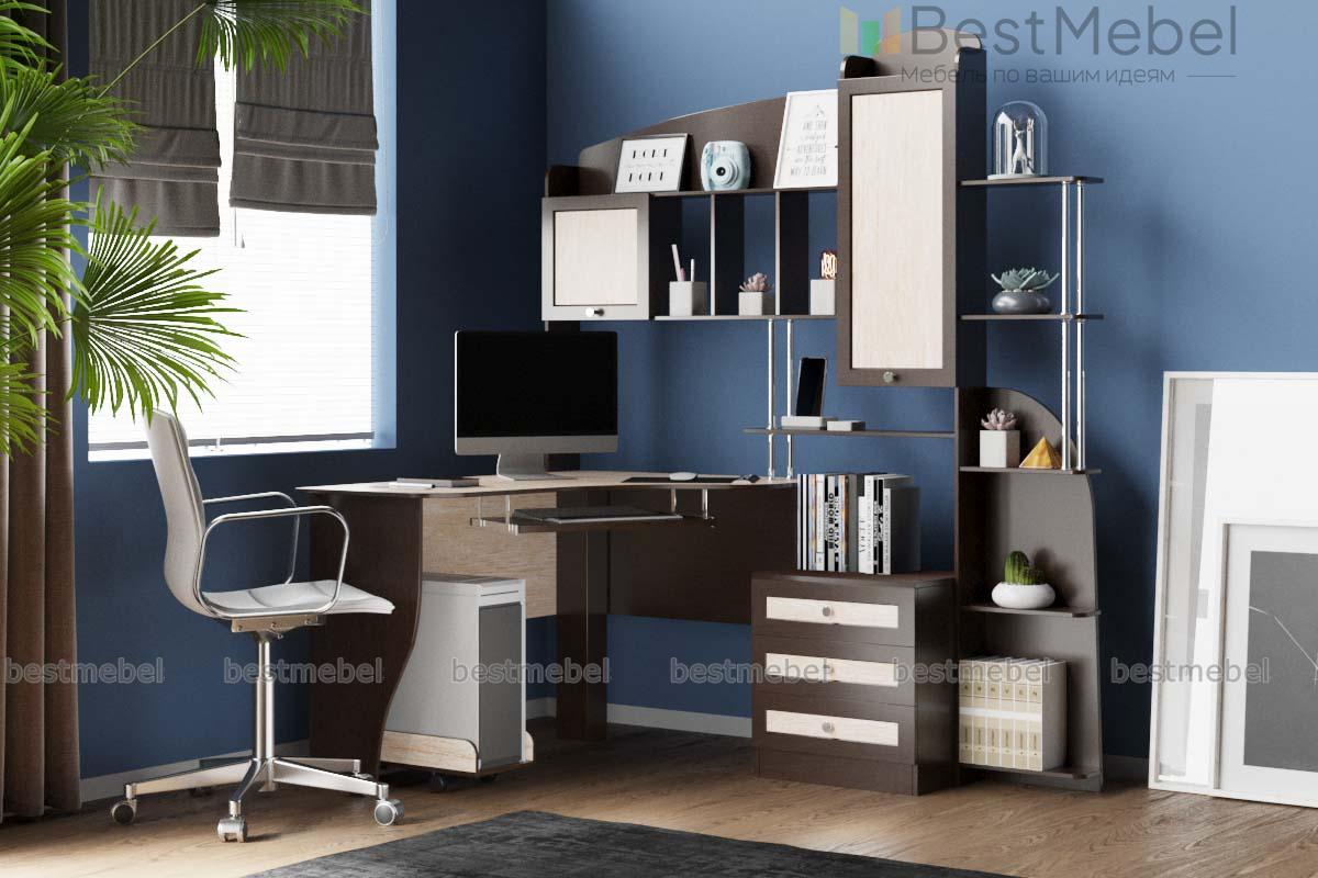 Угловой компьютерный стол Млайн 12 BMS - Фото
