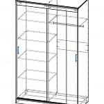 Схема сборки Шкаф-купе Кляйн BMS