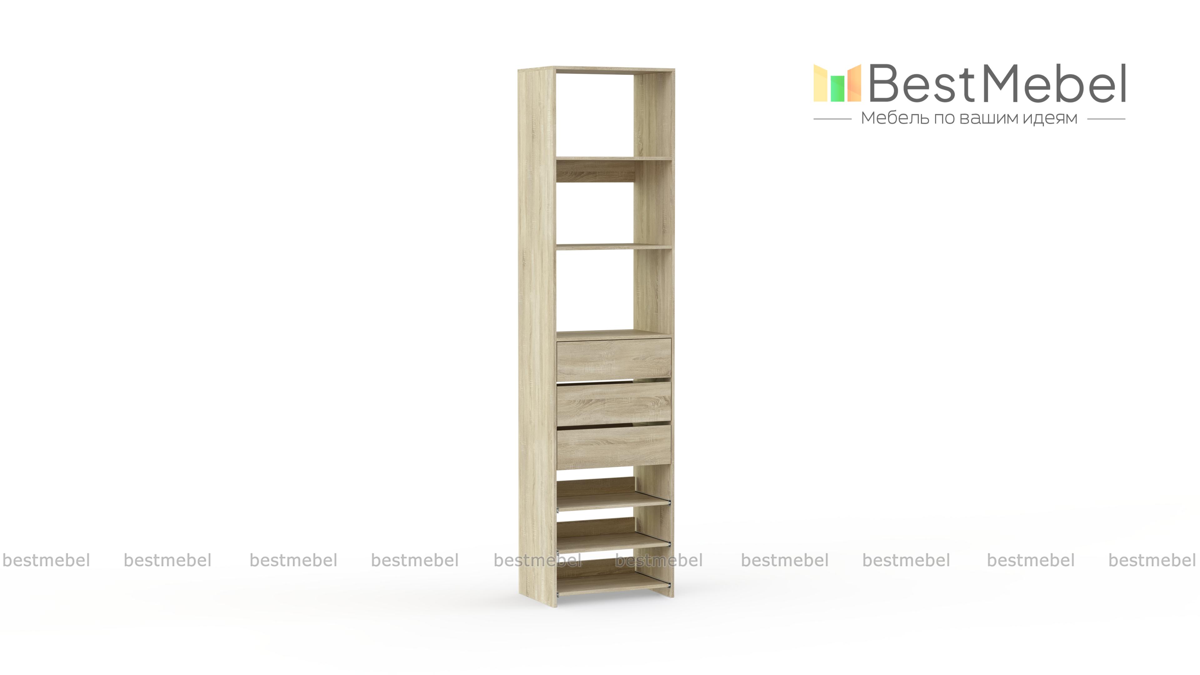 Стеллаж для одежды Мирта 77 BMS - Фото