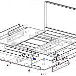 Чертеж Кровать Сити 2 BMS