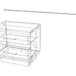 Прикроватная тумбочка с подсветкой Nina BMS