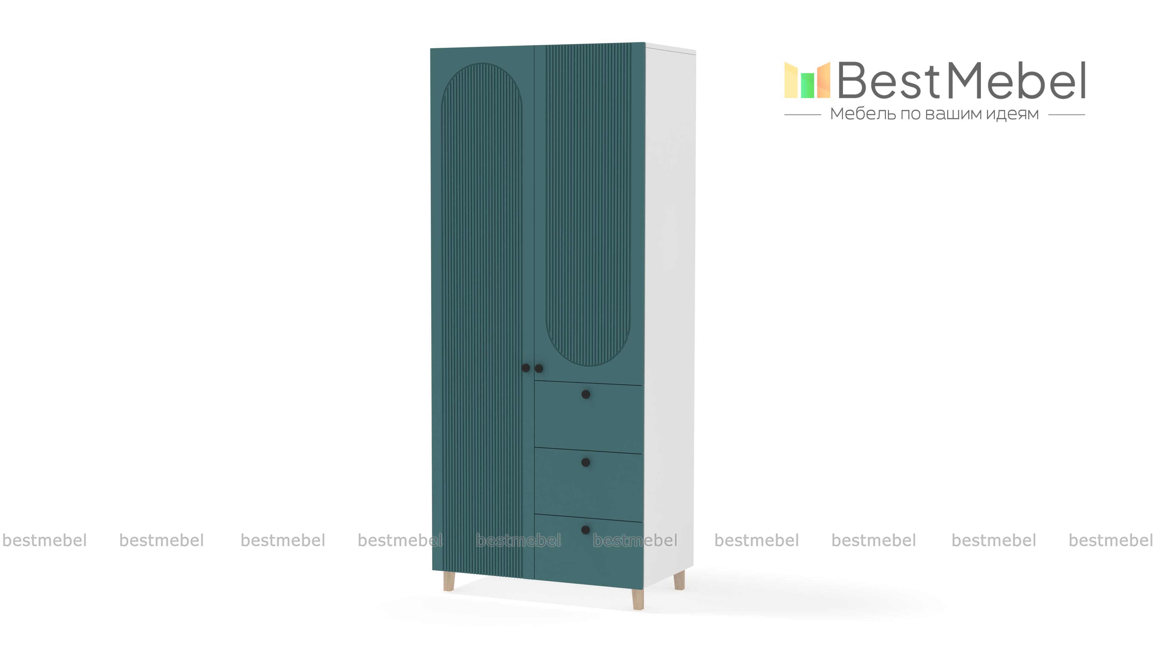 Шкаф распашной Рене 18 BMS - Фото