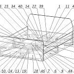 Схема сборки Кровать Астериа 10 BMS