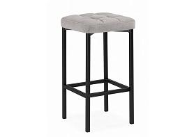 Полубарный стул Лофт серого цвета