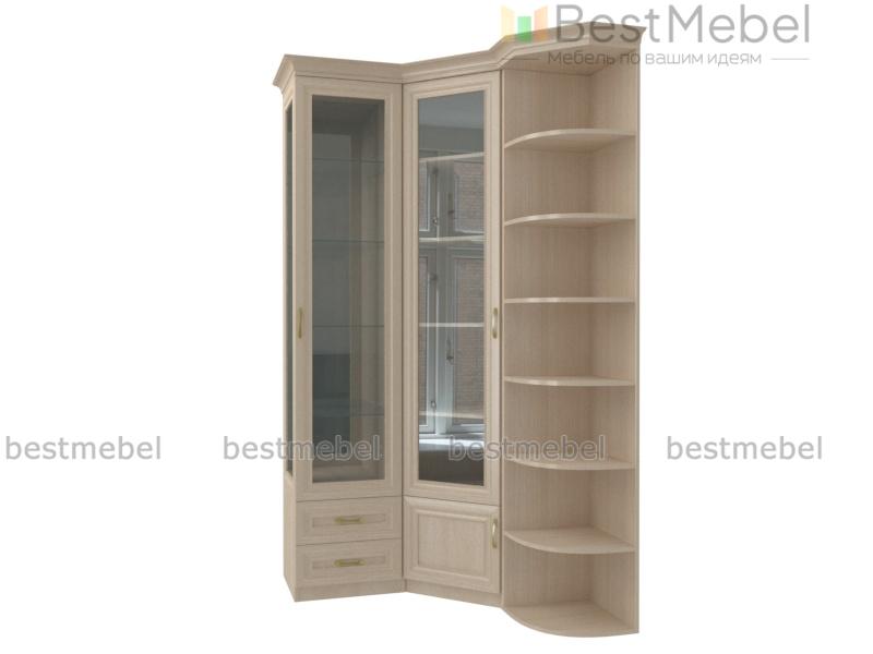 Угловой шкаф для книг Порт BMS - Фото