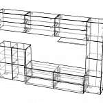 Чертеж Гостиная Хай-Тэк-19 Набор 8 BMS