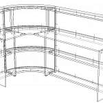 Чертеж Стойка ресепшн Фортуна 5 BMS