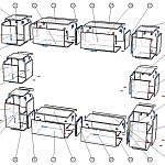 Схема сборки Мебельная стенка Кубика Плюс V1.6 BMS