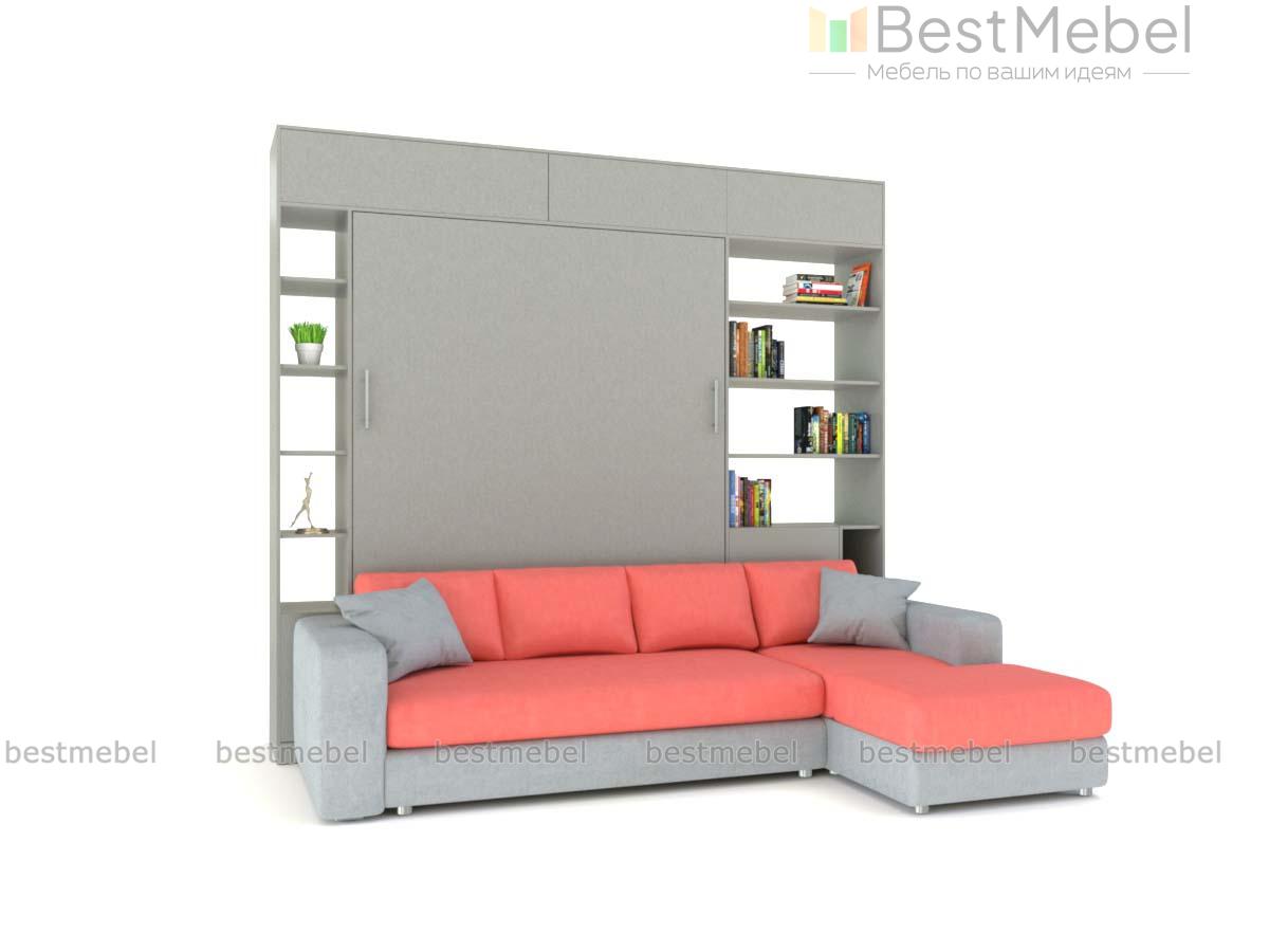 Шкаф-кровать с диваном Ирис BMS - Фото