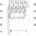 Схема сборки Стол маникюрный Вега 1 BMS