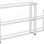 Чертеж Стеллаж Обегрансад Obegransad 1