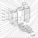 Схема сборки Шкаф-кровать трансформер Марта 7 BMS
