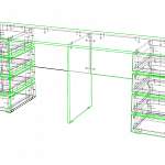 Схема сборки Письменный стол МБ 18.1 BMS
