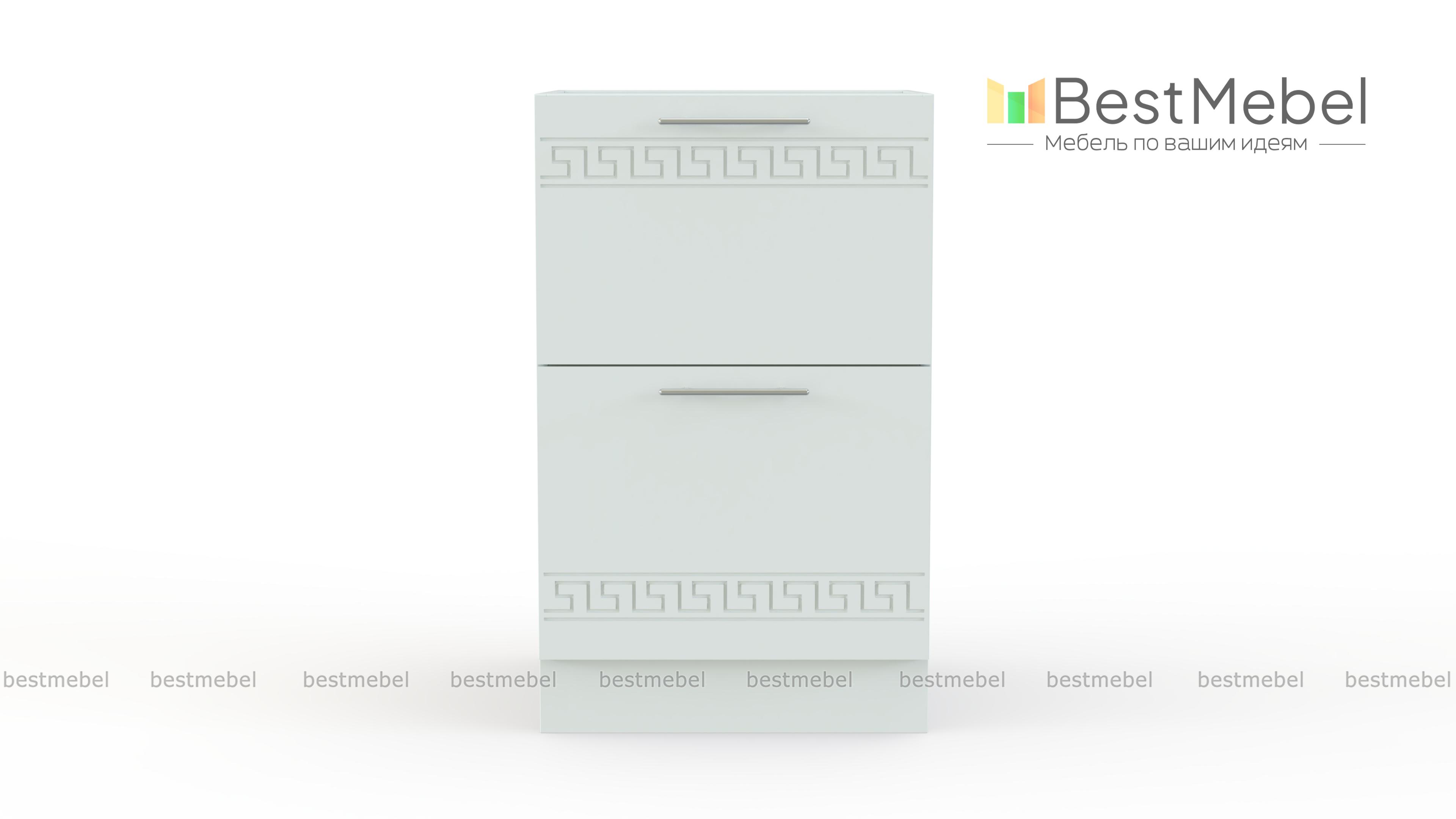 Тумба напольная 2 ящика Греция BMS - Фото