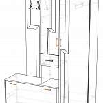 Чертеж Прихожая Реприза BMS