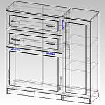 Чертеж Комод №5 BMS