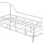 Чертеж Кровать Лилия 18 BMS