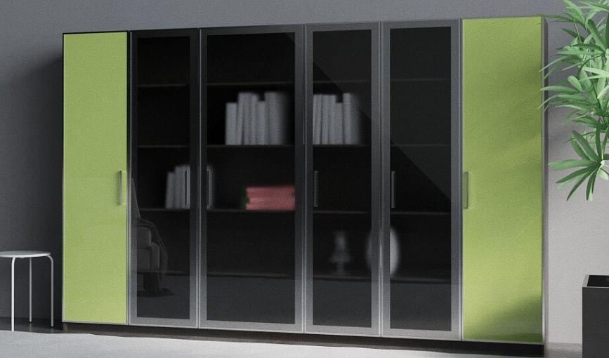 Комплект распашных шкафов Сирена 3 BMS - Фото