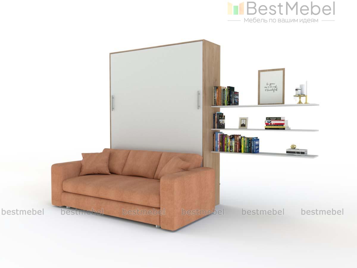 Шкаф-кровать с диваном Марта 12 BMS - Фото
