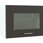 Шкаф верхний горизонтальный остекленный Лофт BMS - Фото 3