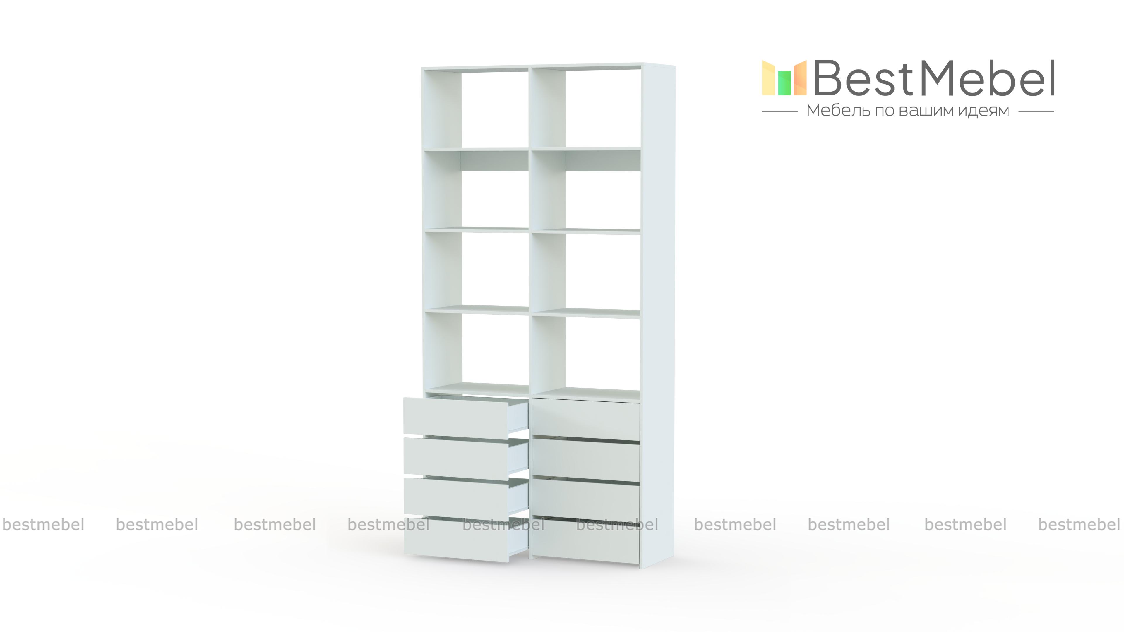 Стеллаж для одежды Мирта 40 BMS - Фото