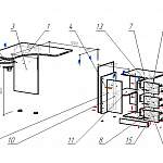 Схема сборки Стол угловой Тамми 2 BMS