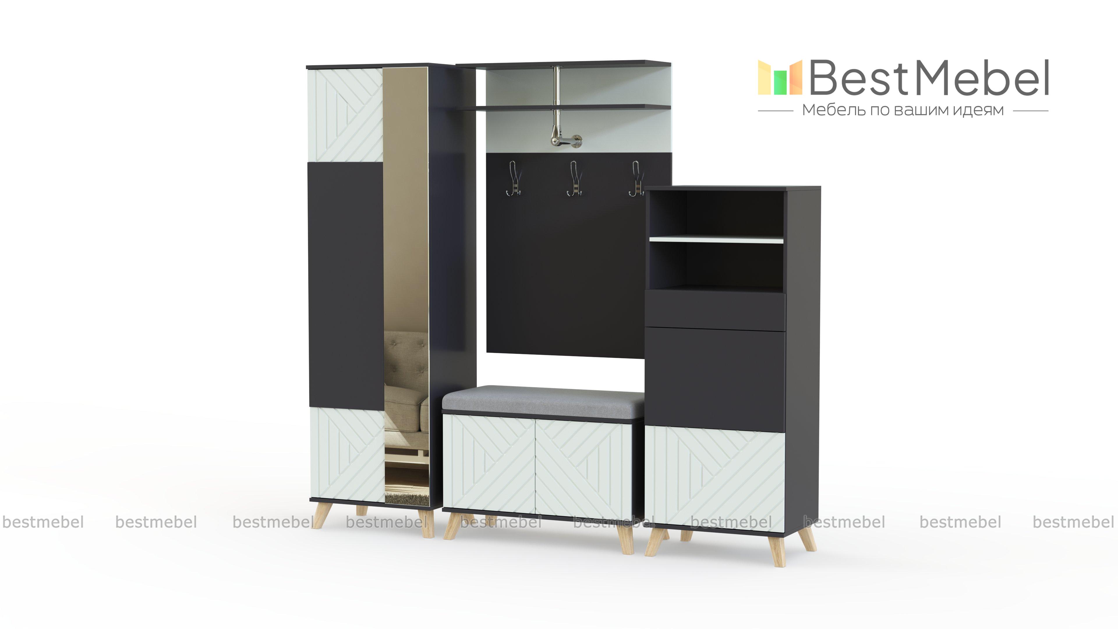 Прихожая Диана 12.3 BMS - Фото